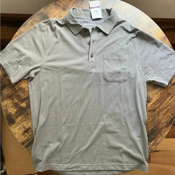 BUNDLE: 3- Eddie Bauer mens classic fit pocket polo shirt. Size: M. - Picture 14 of 16